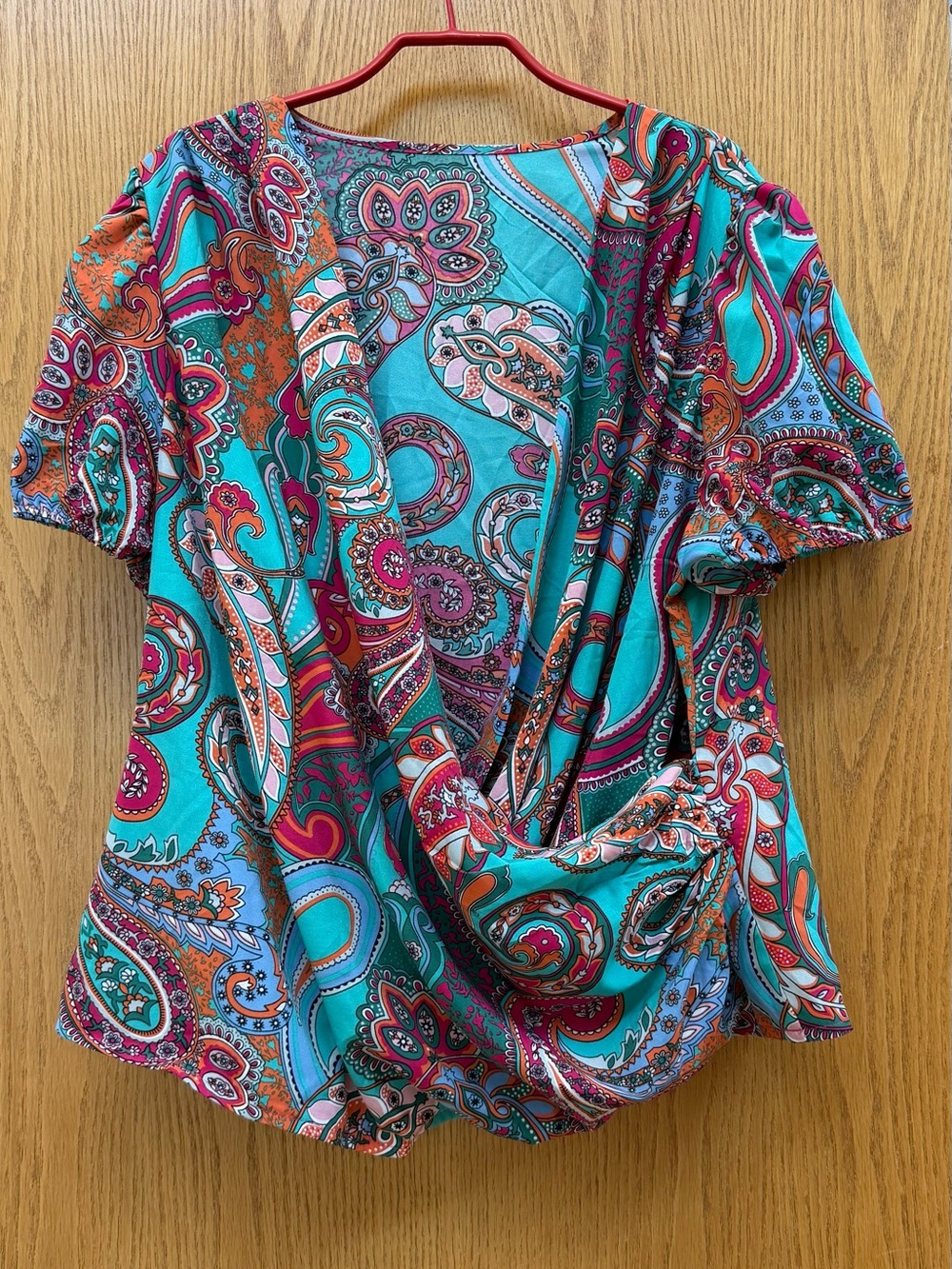 SHEIN Faux Wrap Top, size 1XL
